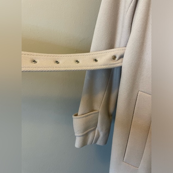 Filippa K Womens wool trench coat in Pumice Belted trench coat belted Wool coat - Picture 13 of 16